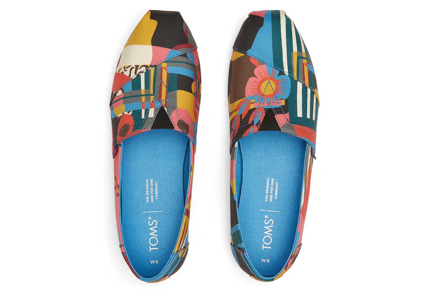 Toms Espadryle Damskie Kolorowe - Alpargata Curation Made With Liberty Fabric - 19KVJZSCI